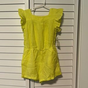 GAP Gauze Ruffle Romper - toddler girls